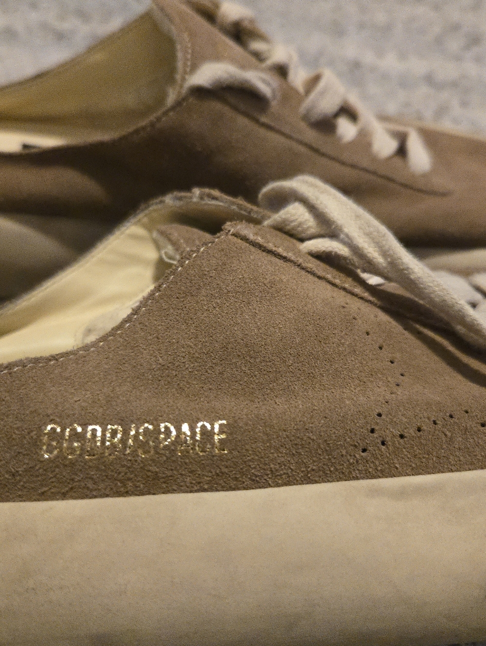 Golden Goose Deluxe Brand Space-Star Sabot Suede Mules Tobacco Brown Size 37 - Picture 3 of 10